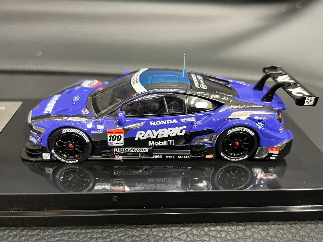 スーパー GT ホンダ NSX ブルー 青 1/64 ミニカー