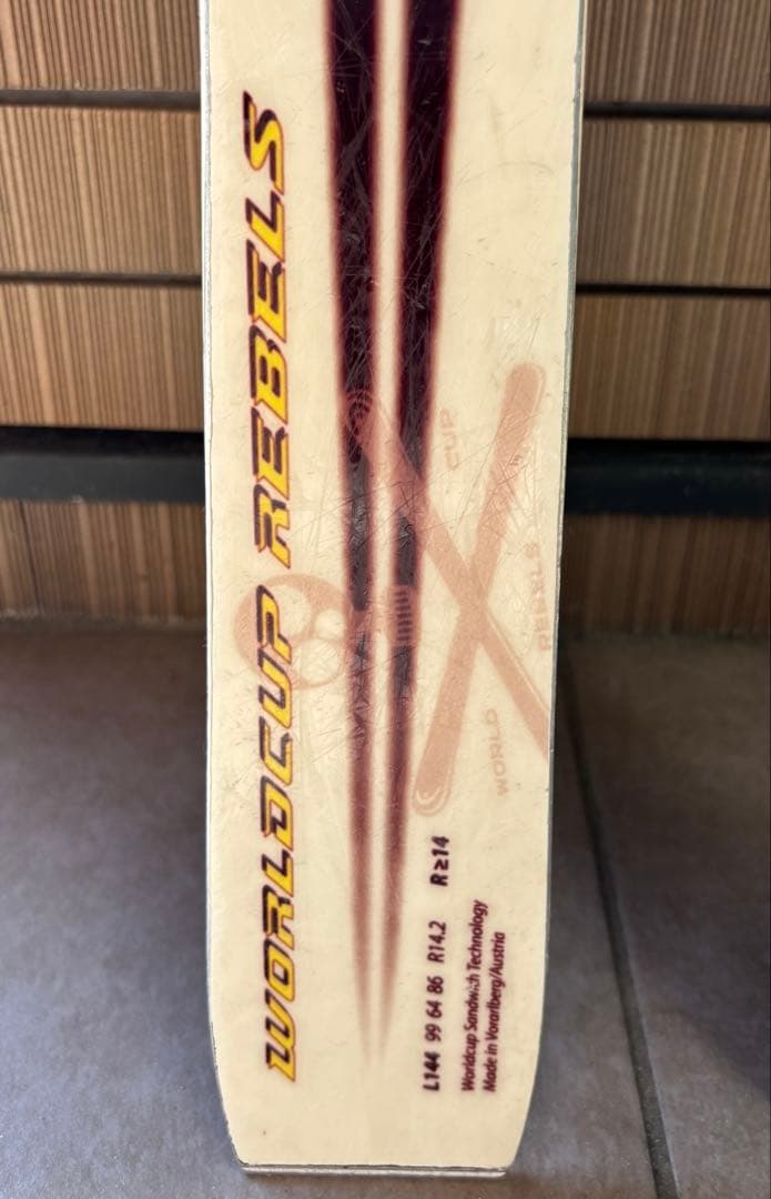 【値下げ】ヘッド　アルペンGS用　HEAD WC REBELS 144cm