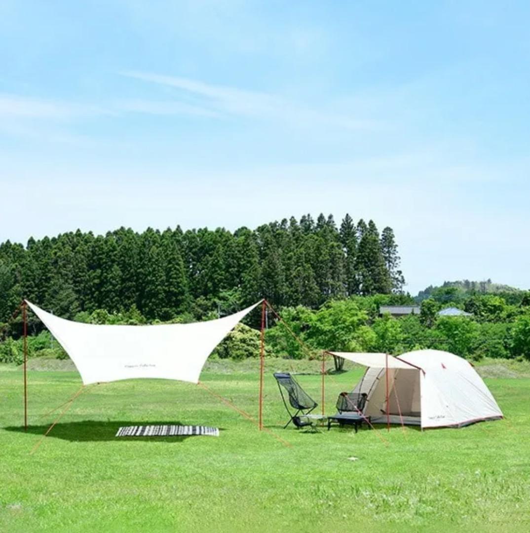 【値下げ】山善キャンパーズコレクション　キャノピーテント5&ヘキサタープセット