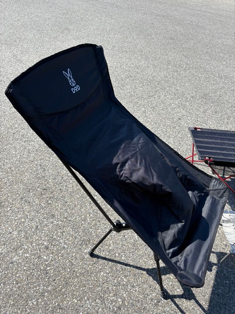 【 美品 】DOD チェアー テーブル BBQグリル 3点セット ソロキャンプ