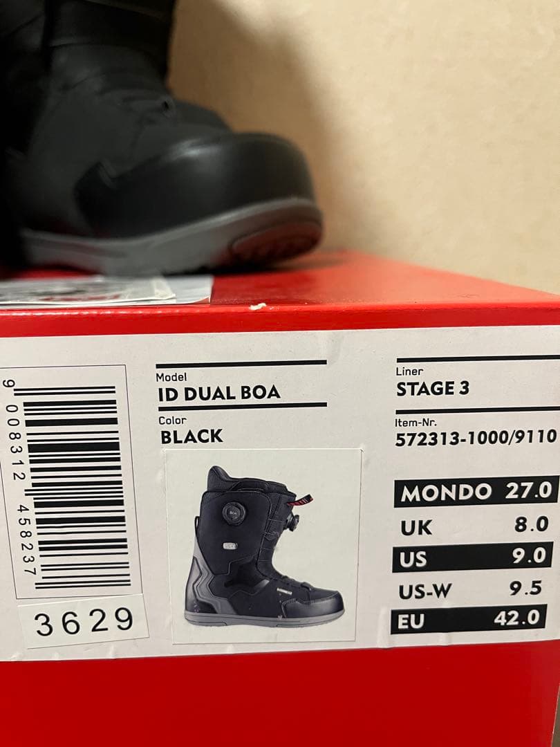 DEELUXE ID DUAL BOA 23-24ブラック 27.0