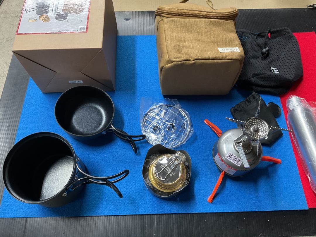 Coleman 新品コンパクトアルミクッカーセット&新品アミカスダブルセット
