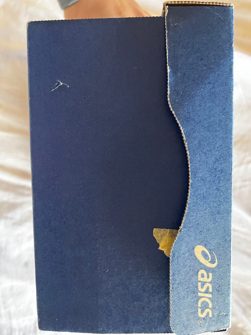asics スパイクシューズ イエロー ベルクロ　陸上　25.5cm