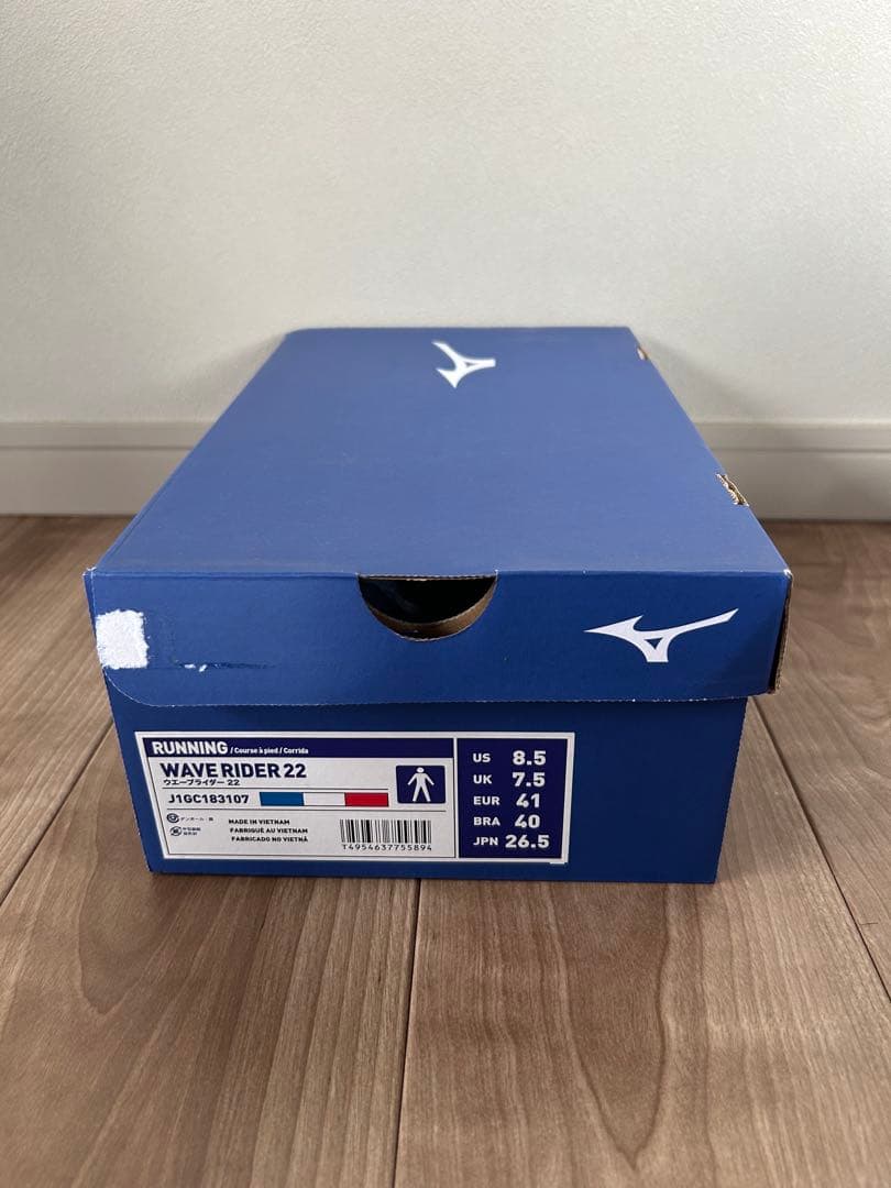 Mizuno WAVE RIDER 22 ランニングシューズ 26.5cm