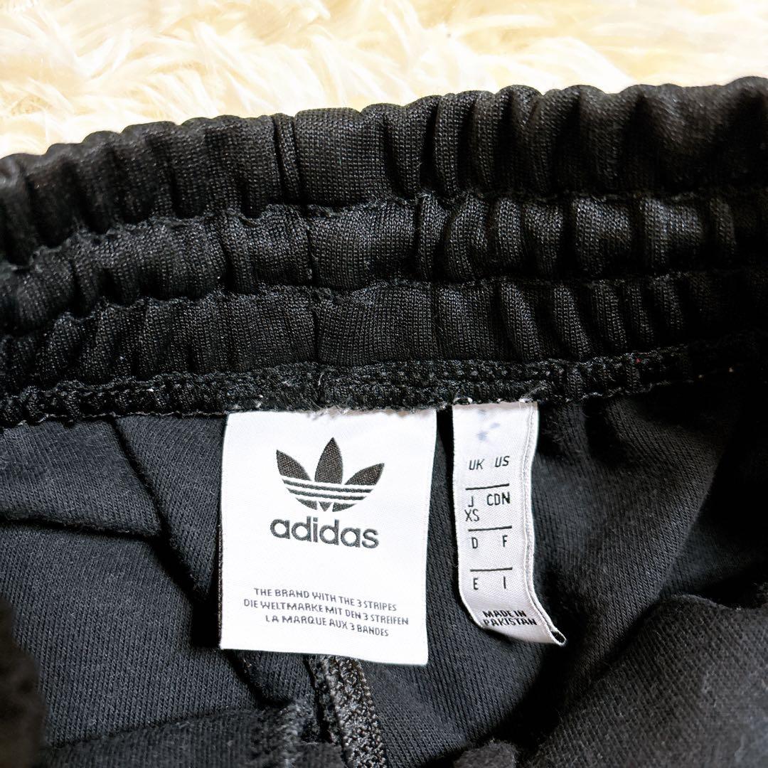 adidas ブラック ジャージ上下 セットアップ M/XS トラックジャケット
