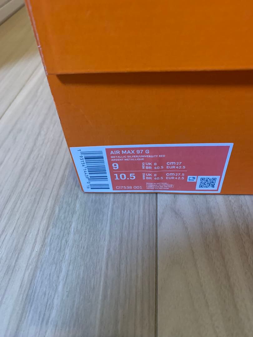 Nike Air Max 97Golf/27センチ シルバー　新品未使用品