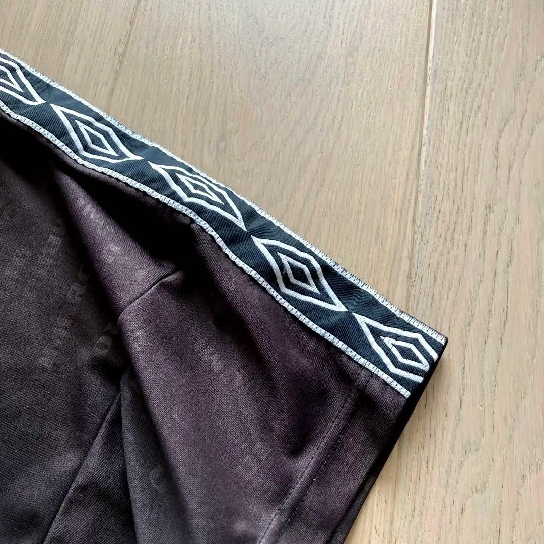 ウェア 90s Umbro Black-Brown Mock FB Shirt