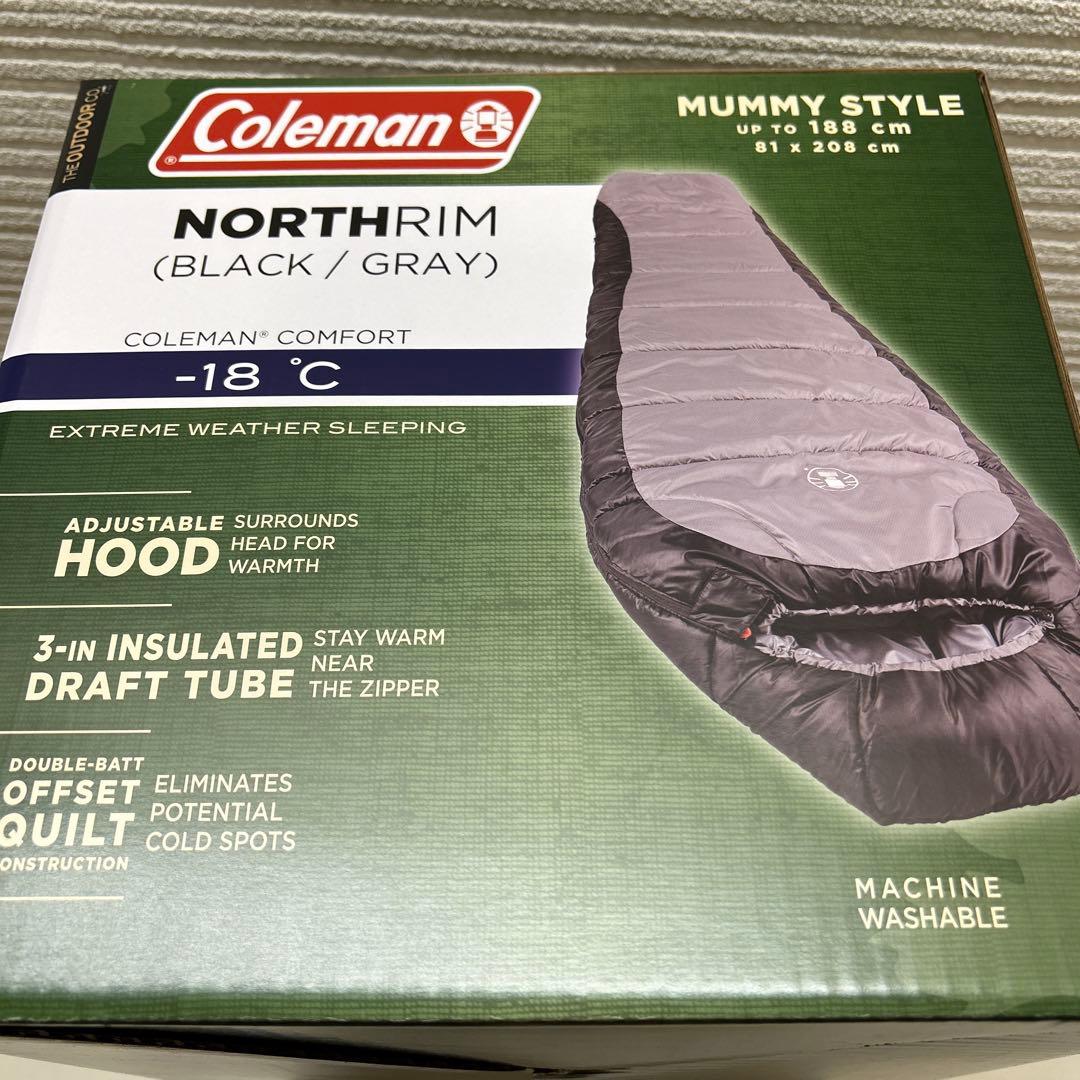 Coleman 寝袋　マミー型シュラフ
