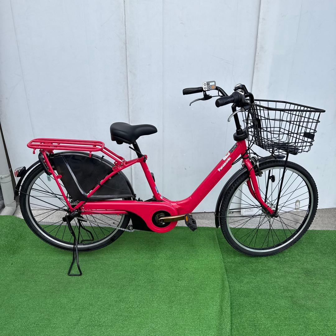 Panasonicパナソニック電動アシスト自転車26インチ 16Ah レッド