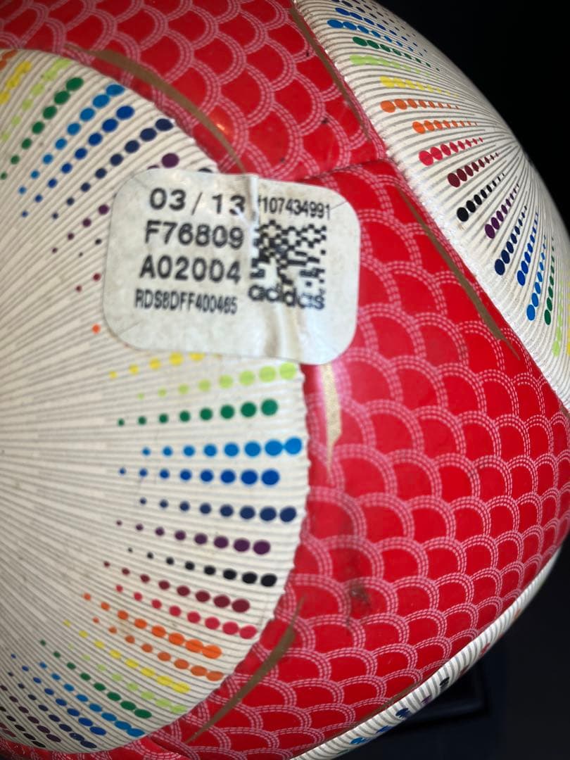 Jリーグ20周年記念 adidas製サッカーボール スタンド付き