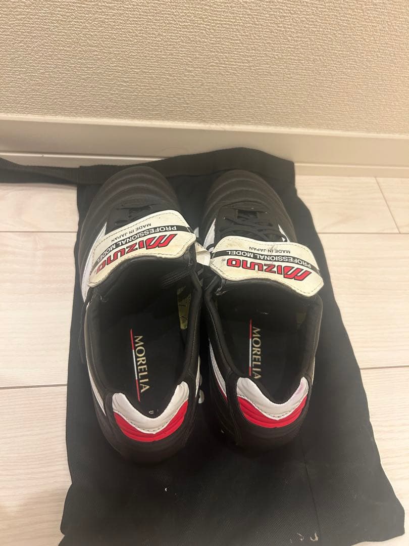 Mizuno Morelia サッカーシューズ ブラック/ホワイト