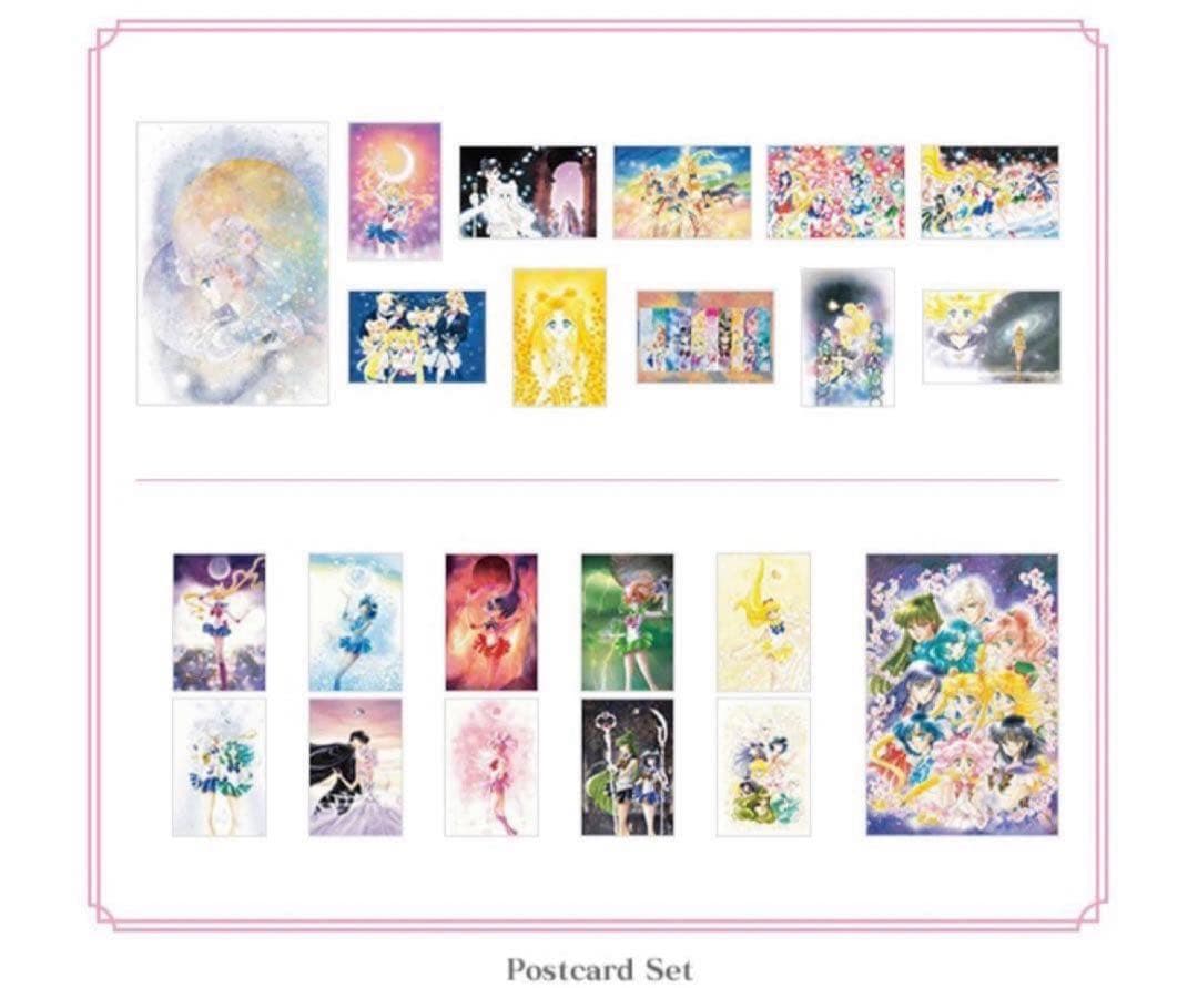 【新品未使用】セーラームーン展/完全版&原画セレクトポストカードセット/おまけ付
