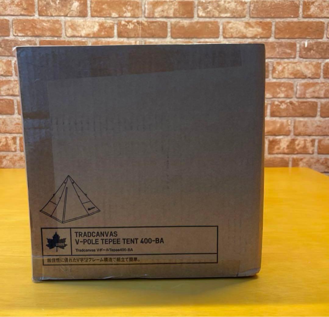 【未使用品】LOGOS Tradcanvas VポールTepee400-BA