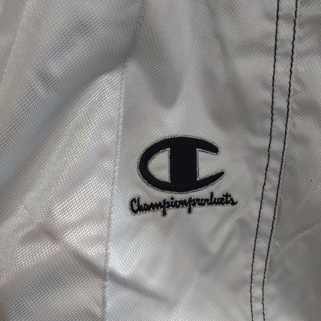 【美品】90‘s Champion シルバー ウィンドブレーカー