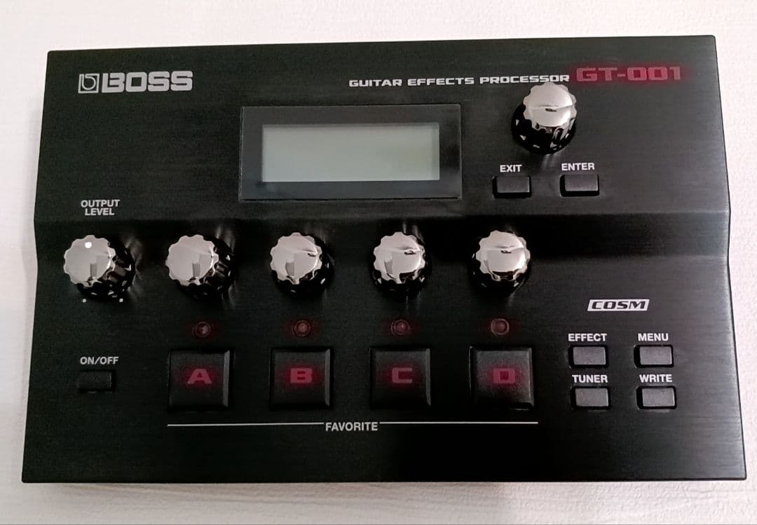新品同様　#BOSS　GT-001　ボスエフェクター　各取り扱い説明書付属
