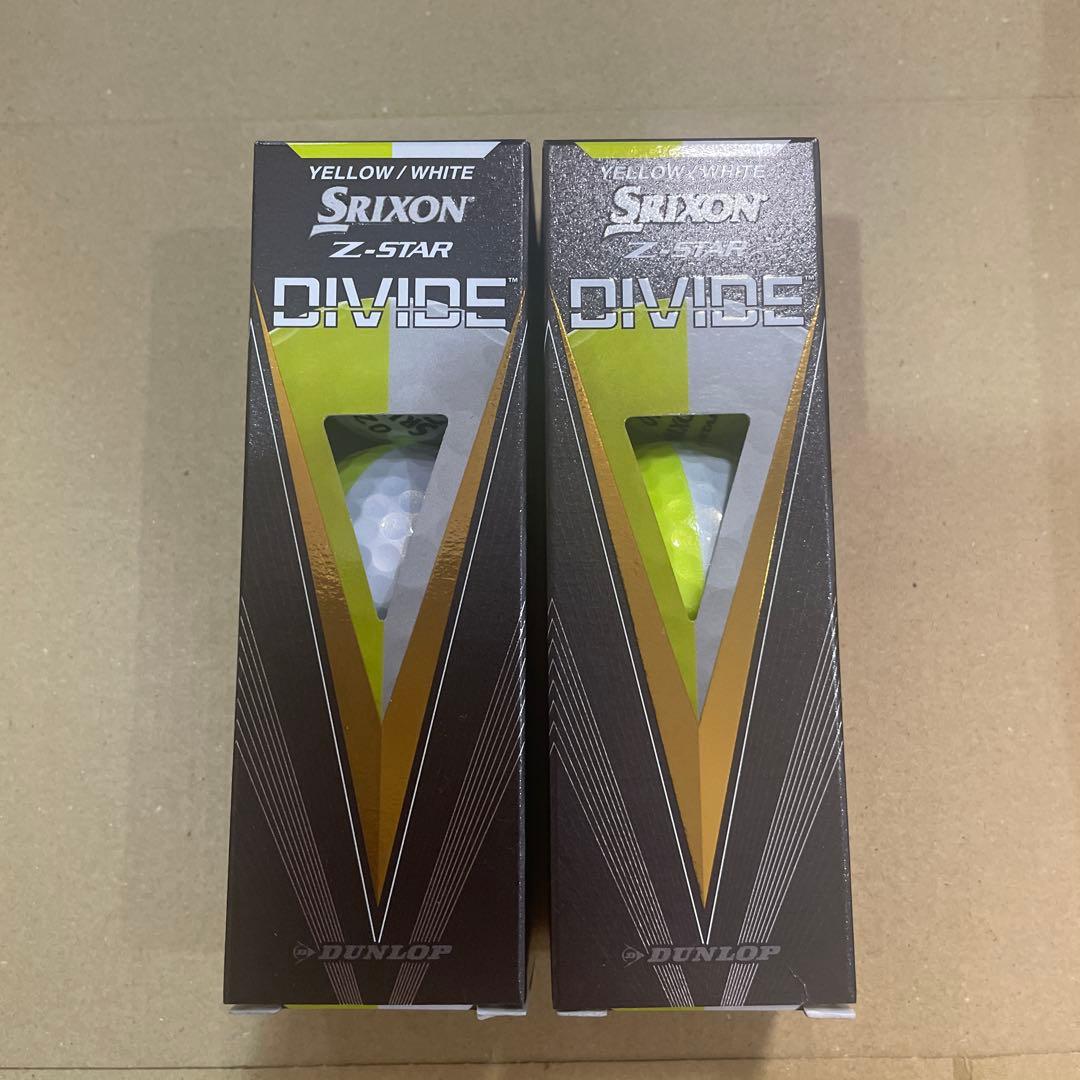 Srixon Z-STAR ホワイト1ダース　DIVIDE 半ダース 合計18個