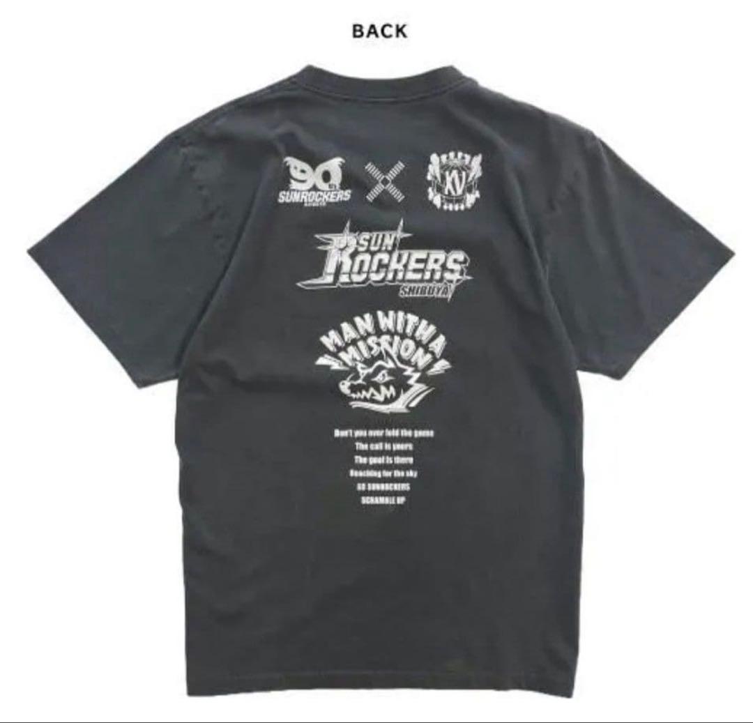 SUN ROCKERS × MAN WITH A MISSION Tシャツ S