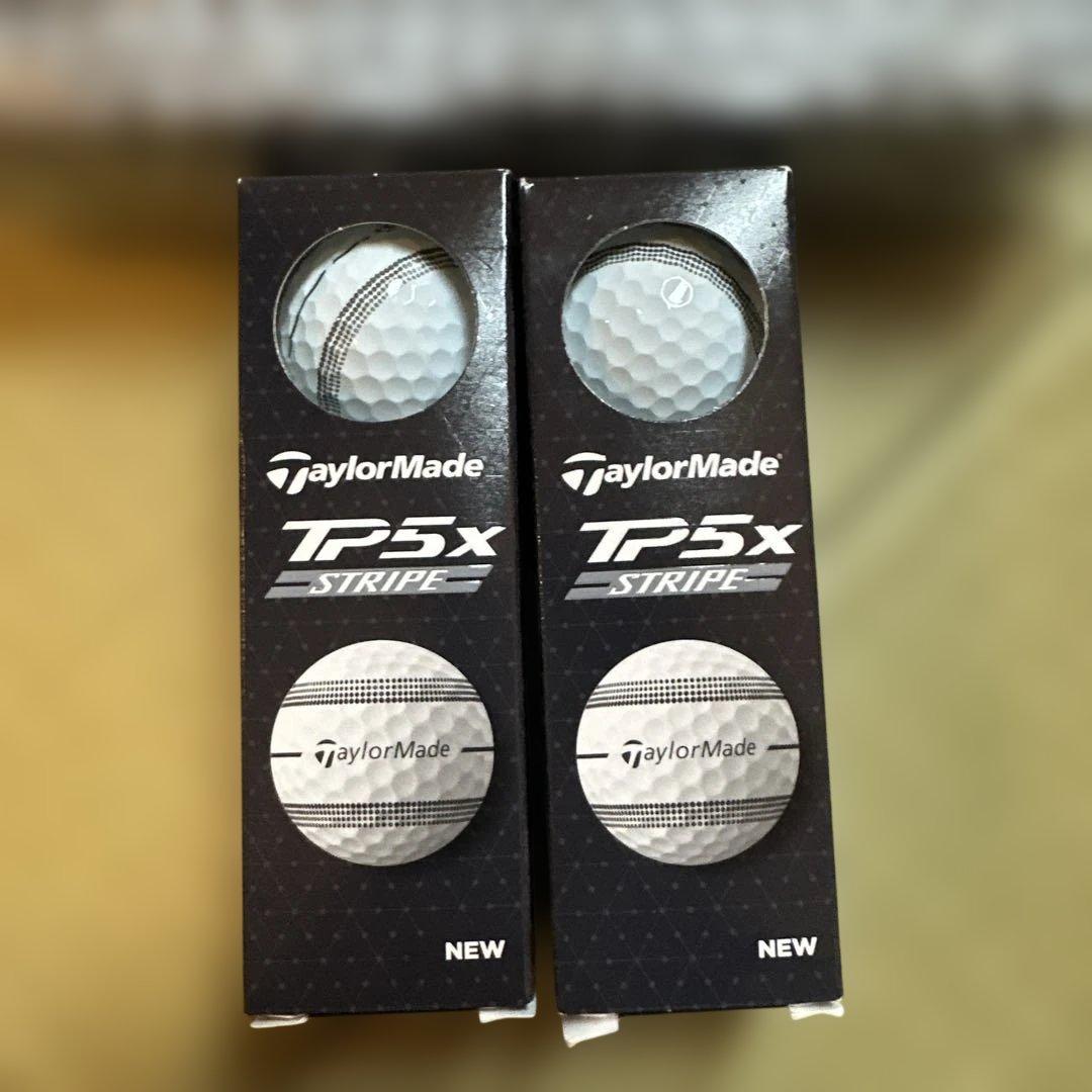 テーラーメイド　TP5x stripe 18球　ゴルフボール　ストライプ