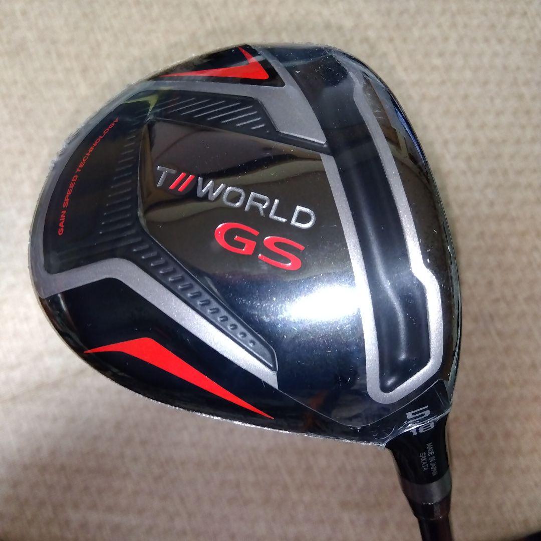 T//WORLD 　GS　フェアウェイウッド【５W　１８°】【Ｓ】新品未使用
