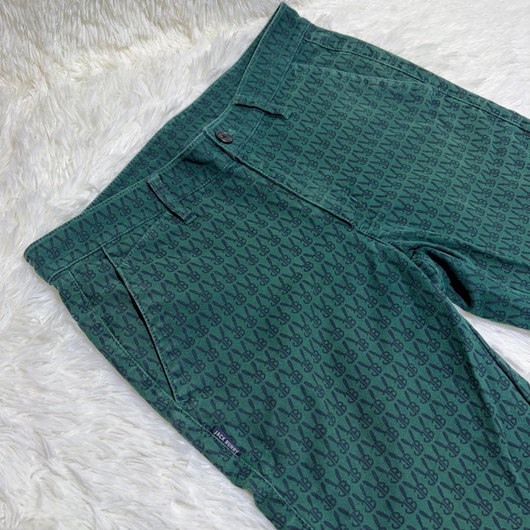 ☆美品☆ジャックバニー JB総柄 ゴルフ パンツ M~L うさ耳 人気 ユニセ
