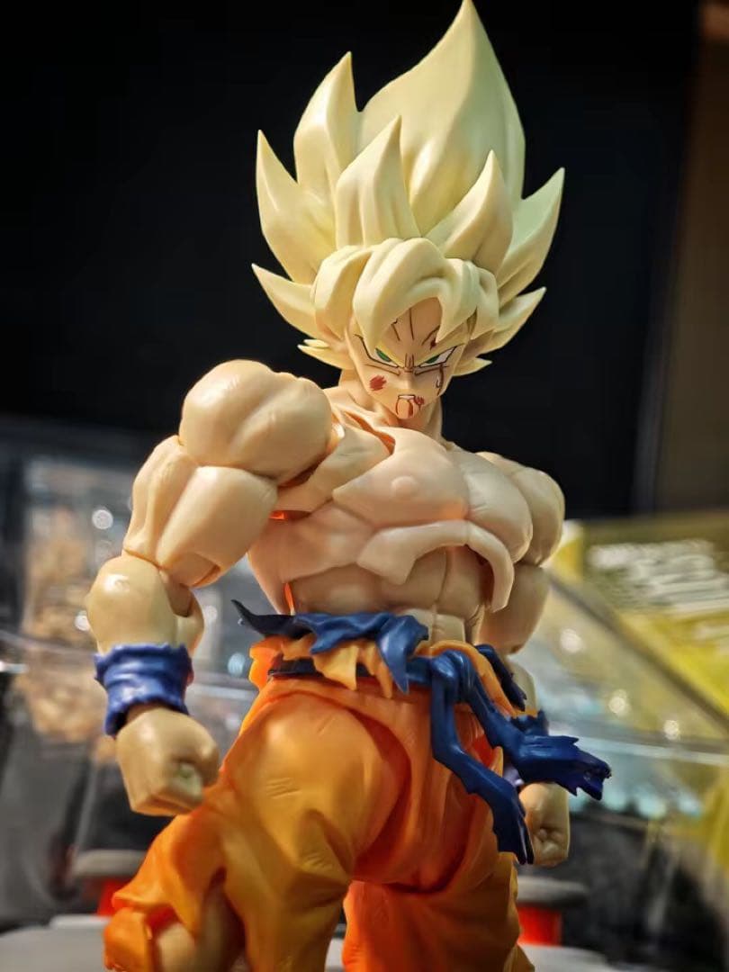 S.H.Figuarts 同サイズ 孫悟空　スーパーサイヤ人ヘッドパーツ