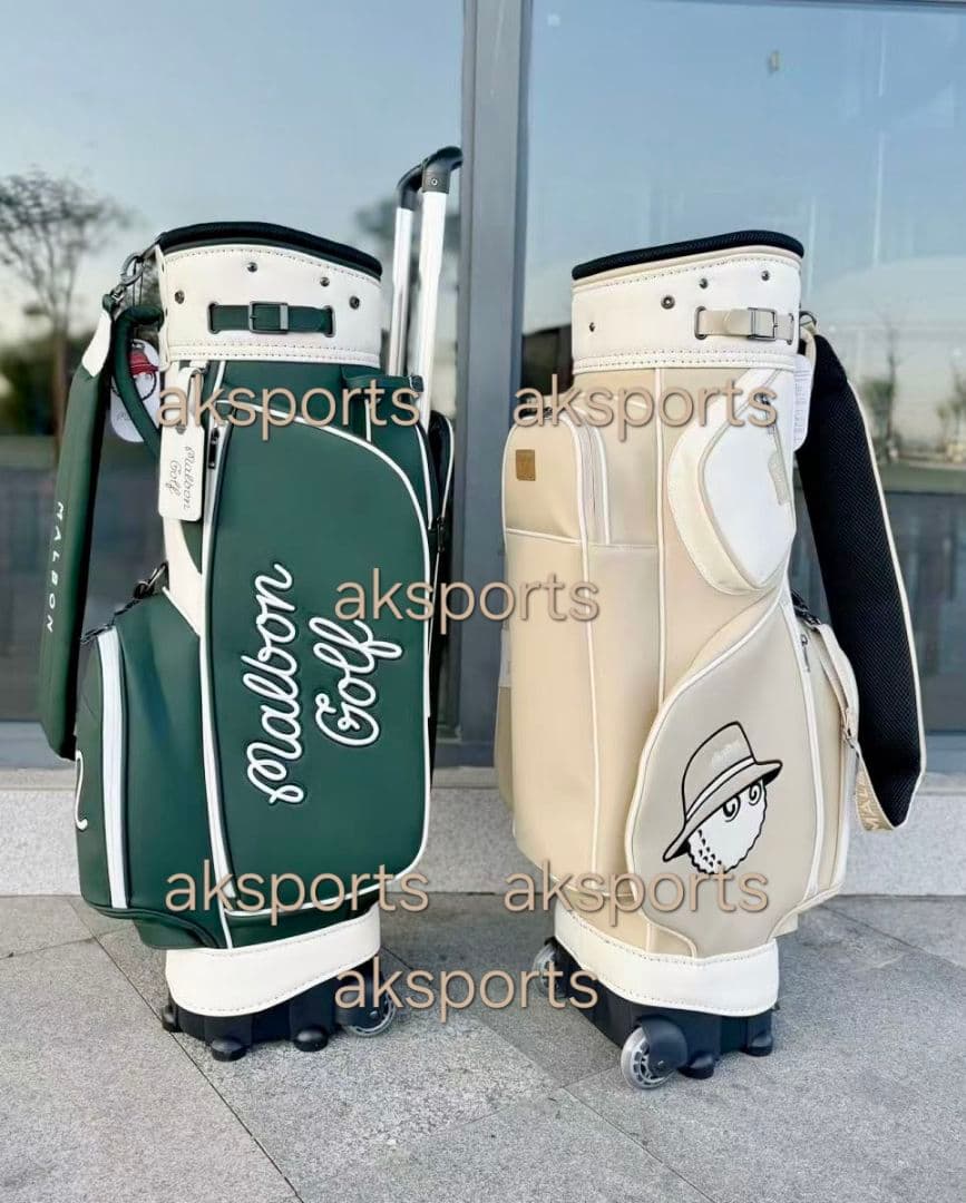 再入荷●Malbon Golf キャディバッグ ダークグリーン