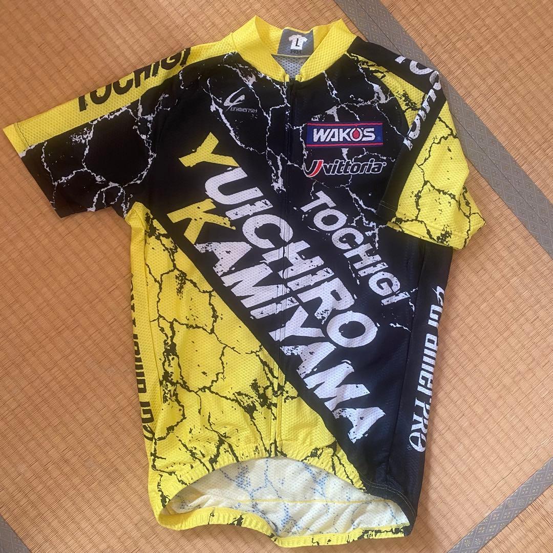 神山雄一郎サイクルジャージ 半袖上下 上L下LL クレーマージャパン 競輪 レア