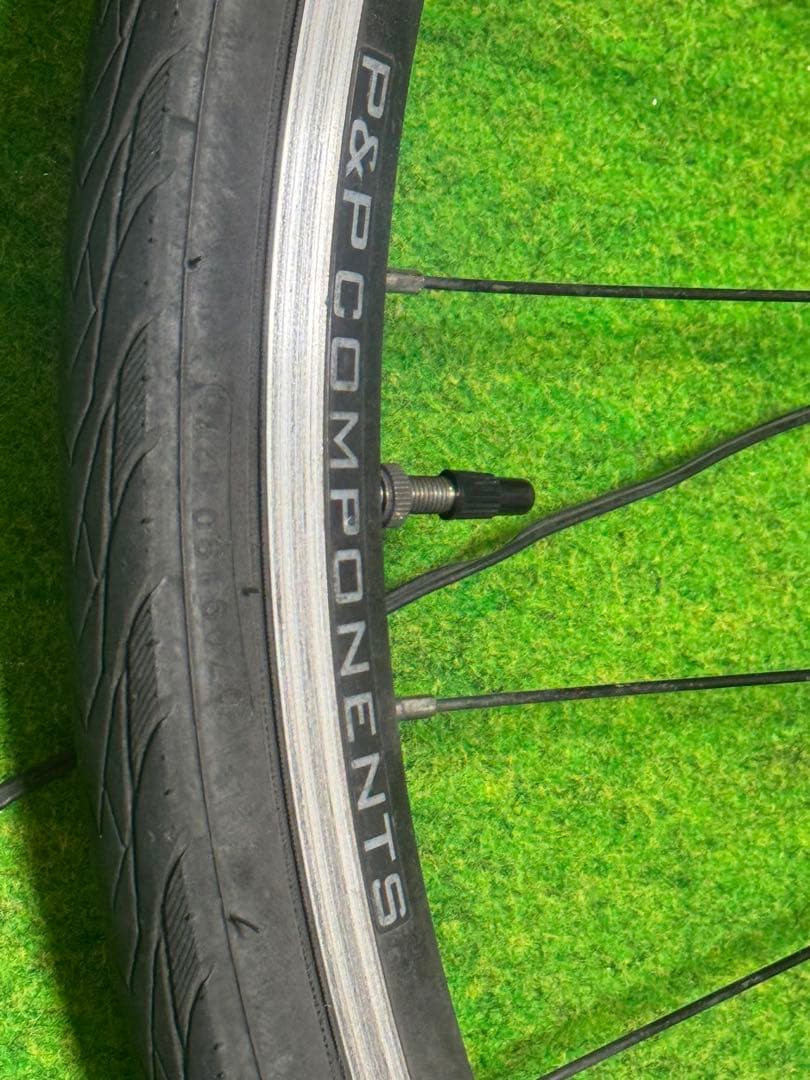 P&Pcomponents ハブダイナモ700c パナ製ライト付き