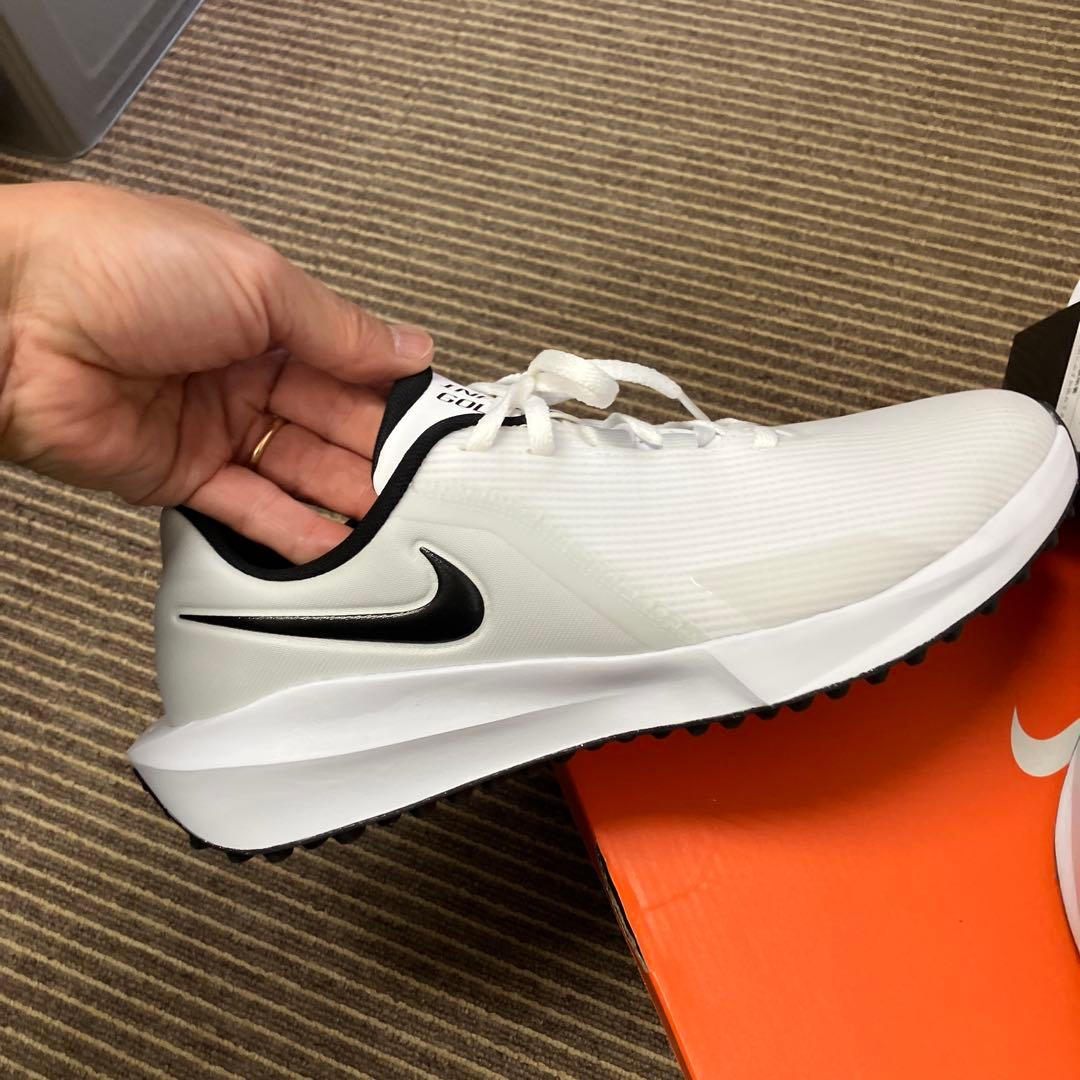 Nike インフィニティホワイトゴルフシューズ新品27cm