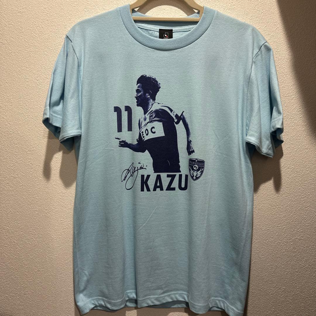 三浦知良　サイン入りカード2枚　横浜FC Tシャツ3枚セット