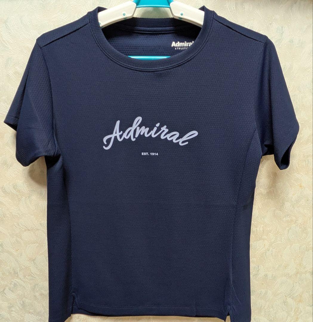 Admiral ネイビーＬ カラタッチサイドスリットTEE