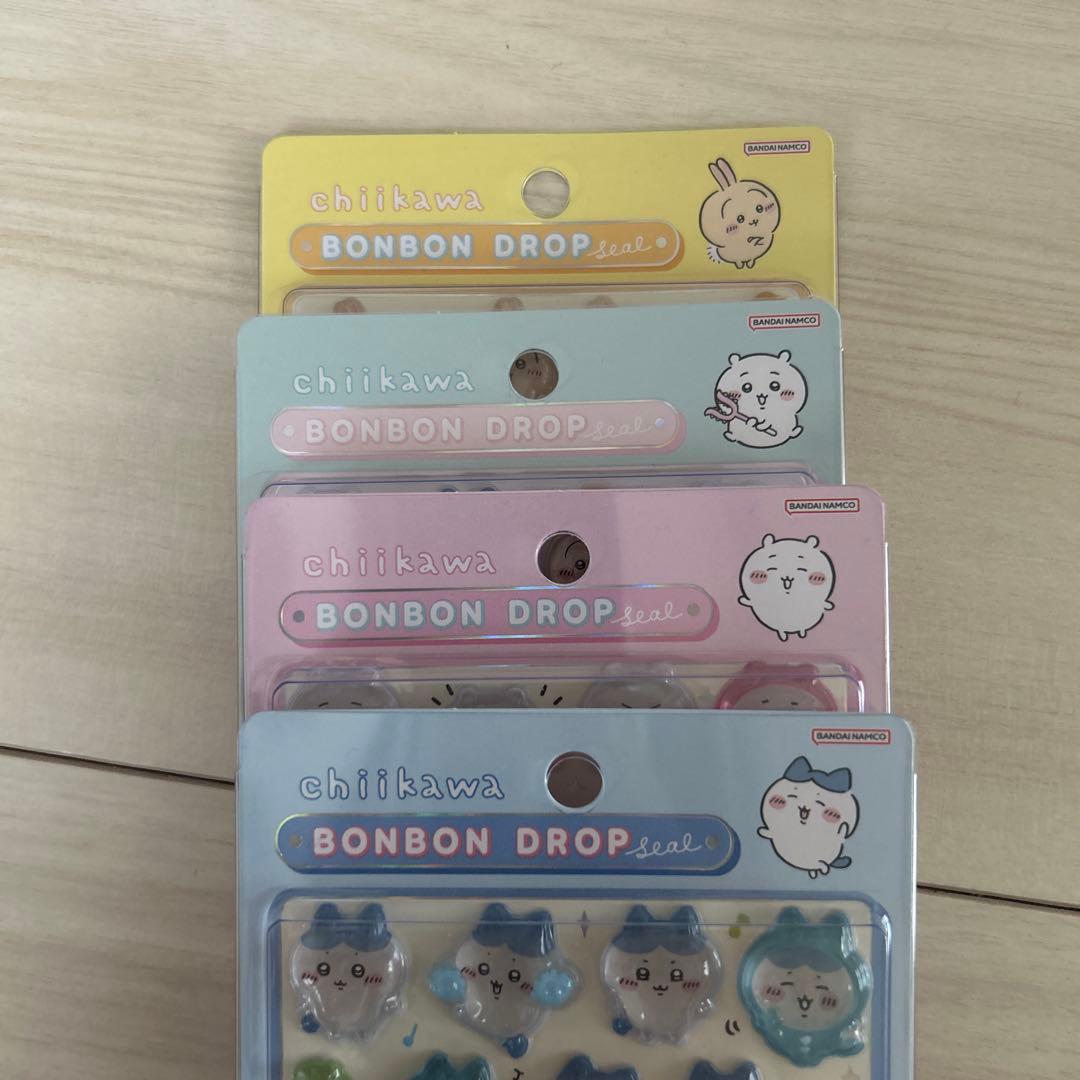 【正規品】ちいかわ BONBON DROP シール 4パックセット