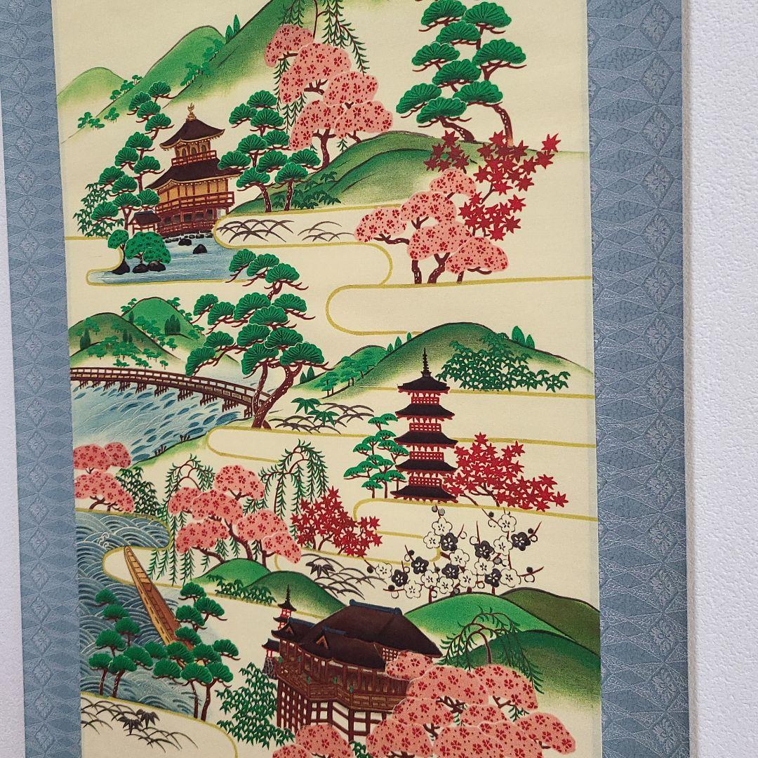 掛け軸　京都名所図
