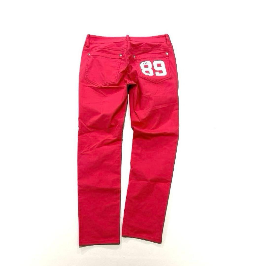 パーリーゲイツ　1/M ロングパンツ　レディース　ピンク　バックロゴ「89」
