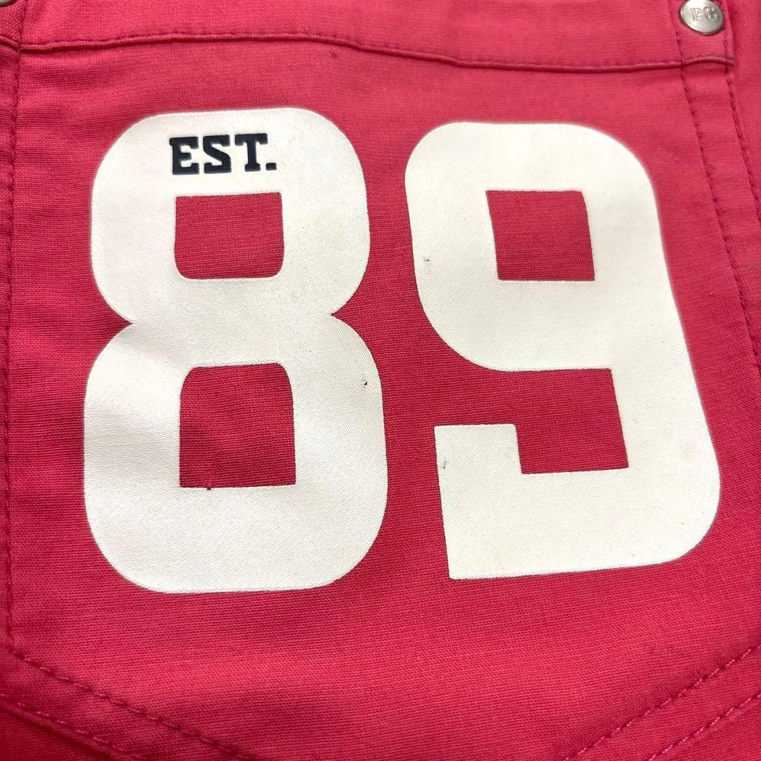 パーリーゲイツ　1/M ロングパンツ　レディース　ピンク　バックロゴ「89」