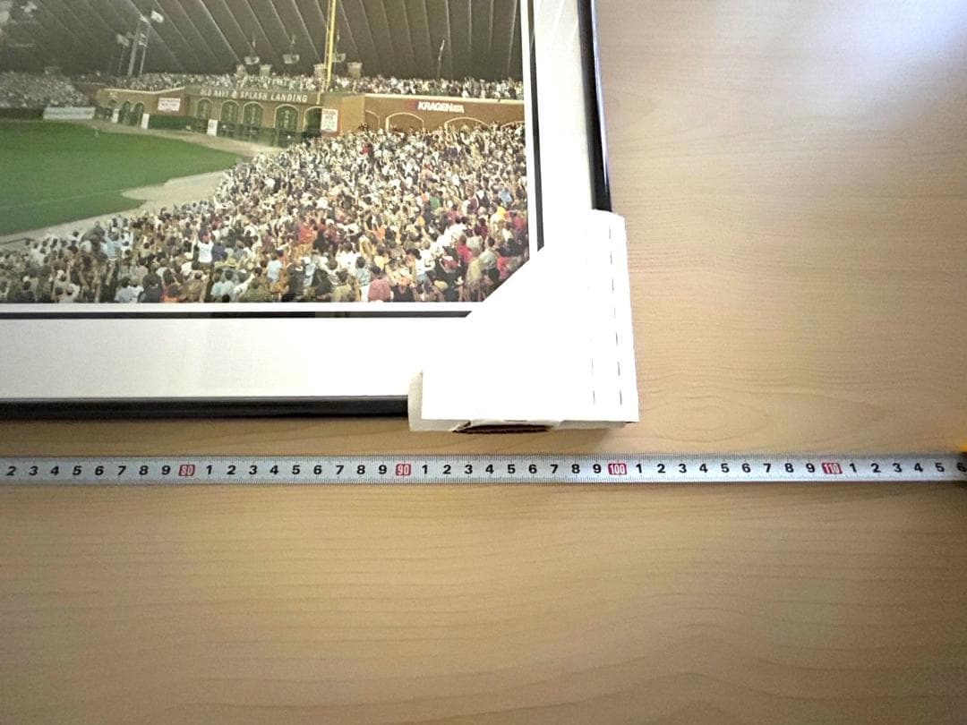野球 バリー・ボンズ 通算600本目のホームラン パノラマ写真 フレーム付き