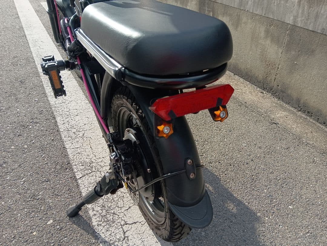折りたたみ電動アシスト自転車 カスタムLED仕様