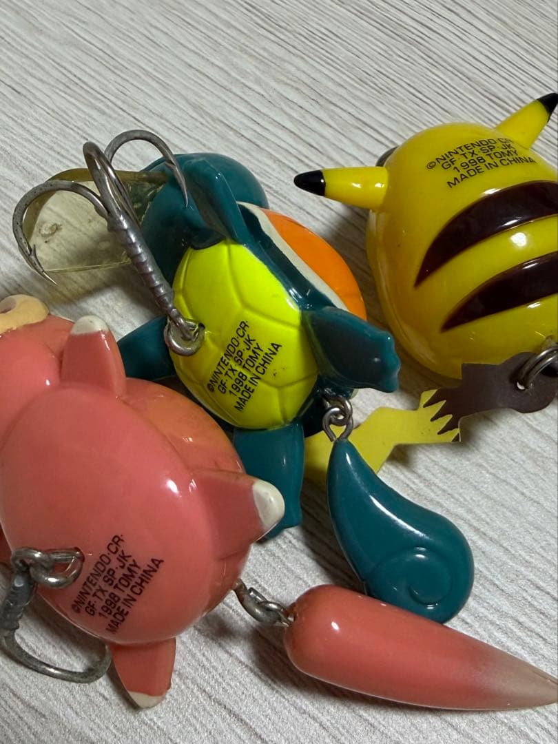 ポケモンルアー 3個セット 当時物 ピカチュウ他