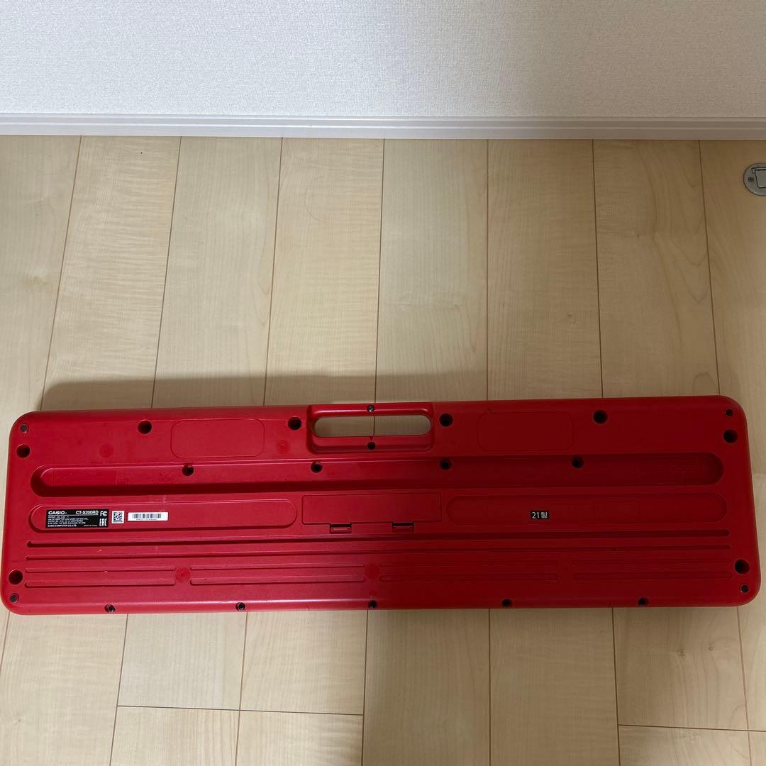 CASIO CT-S200 レッド ポータブルキーボード