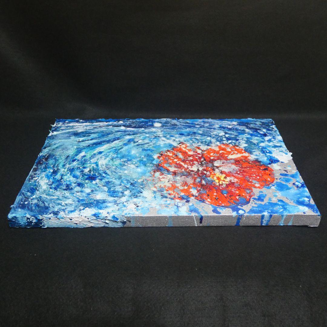 油絵 油彩 油彩画 絵 絵画【海の花】