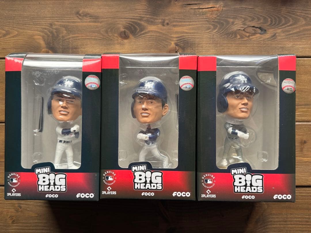 大谷翔平ドジャースFOCO MINI 3体セット
