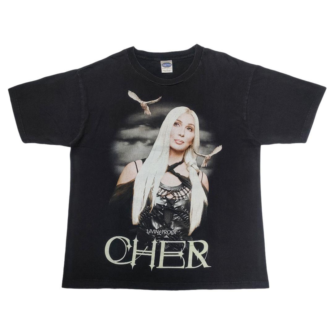 CHER/シェール/TOUR2002Tシャツ/Size:L/ 匿名配送/送料無料