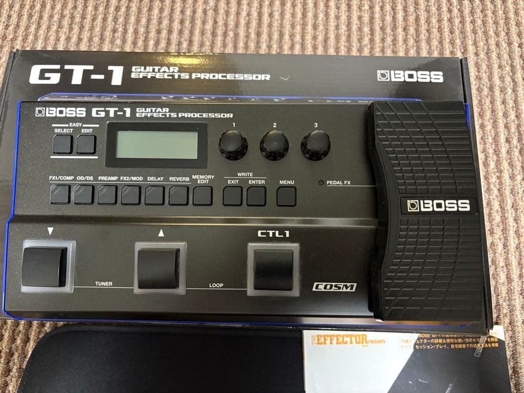 BOSS GT-1 ギターエフェクター GT-1教科書つき！