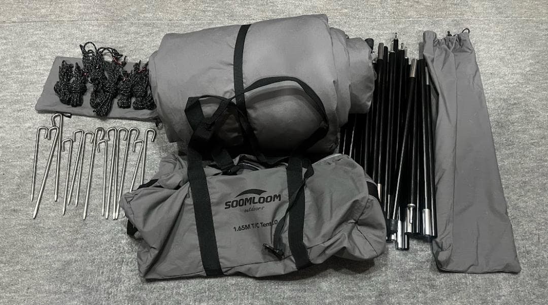 【訳あり品】Soomloom1.65ミリタリーテント2.0煙突穴付き