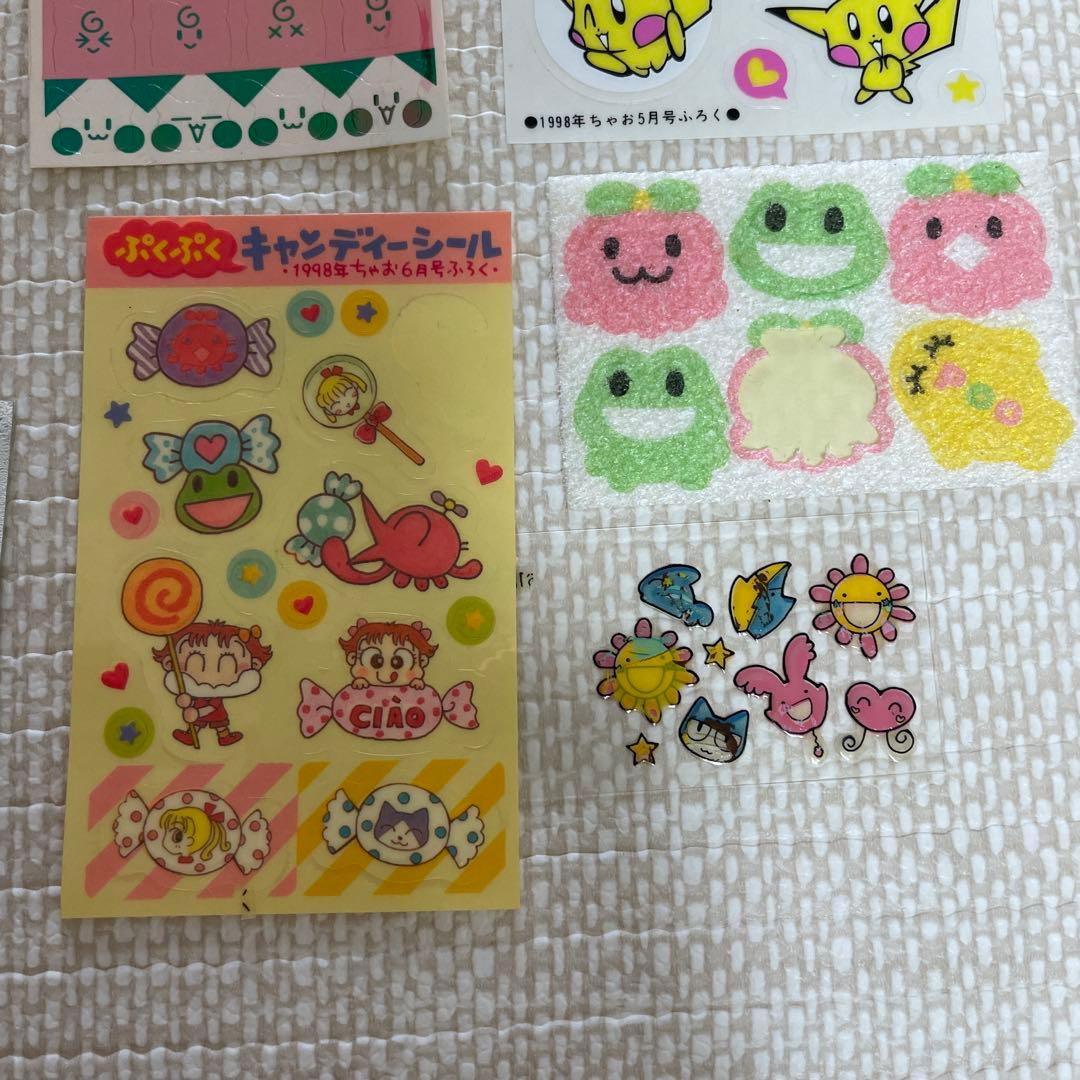 平成レトロ　シール　当時品　ポケモン　ちゃお　まとめ売り