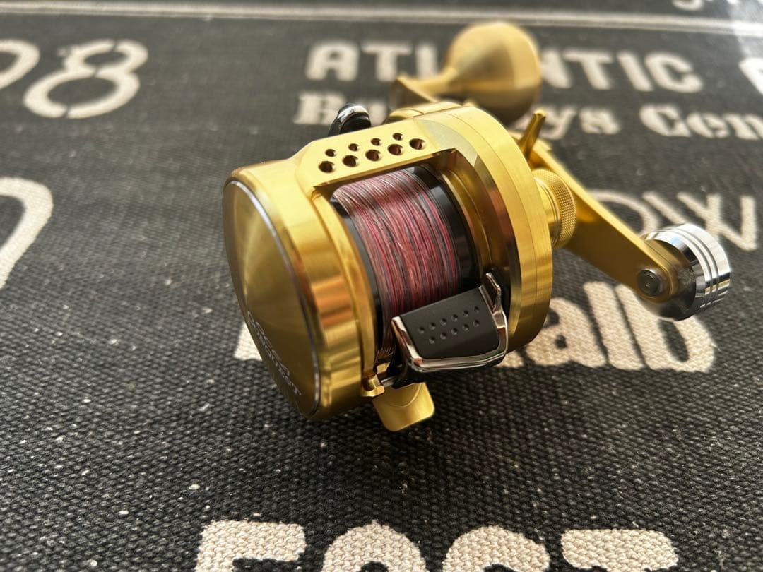 14オシアコンクエスト200HG　夢屋パワーハンドル65mm ノーマルハンドル付