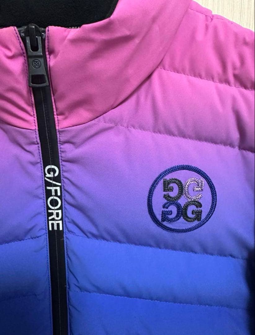 【美品】ジーフォア G/FORE グラデーション ダウンジャケット Mサイズ相当