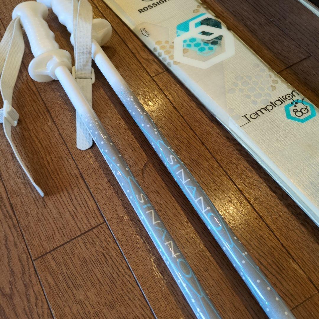 ROSSIGNOL 152cm レディース用スキーセット ブーツ24.0〜