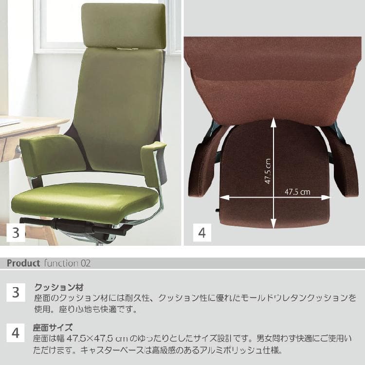 新品MERRYFAIR メリーフェア DELPHI デルフィ 黒 オフィスチェア