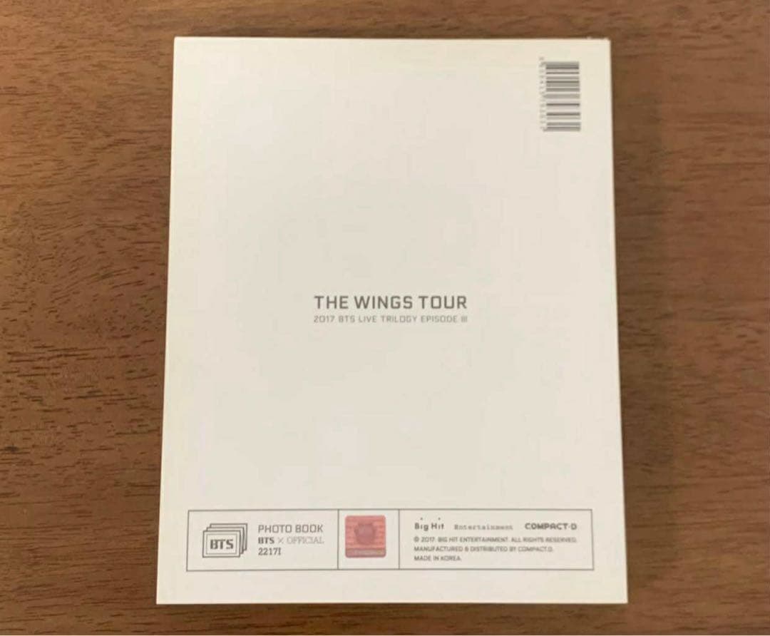 wings tour ウィングズ ツアー 2017 フェイス フォトブック 2冊